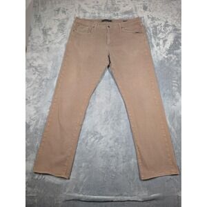 Agave Denim Waterman Jeans Mens 40x32 Beige Relaxed Straight Denim USA Pants